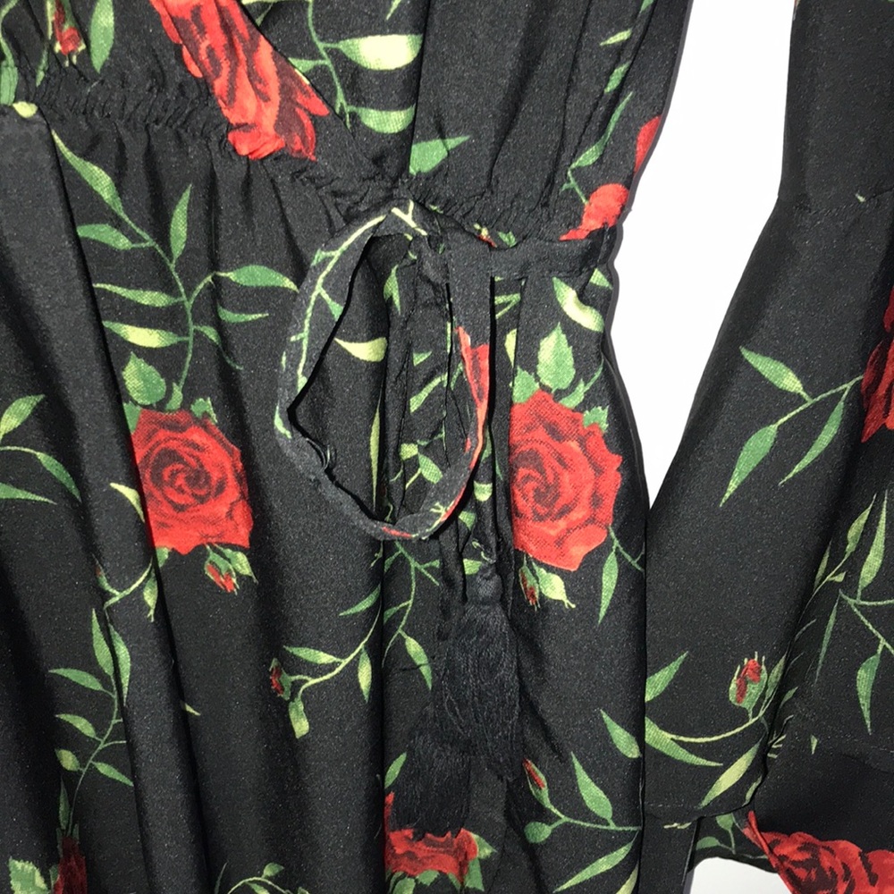 black long sleeve dress - Picture 3 of 4